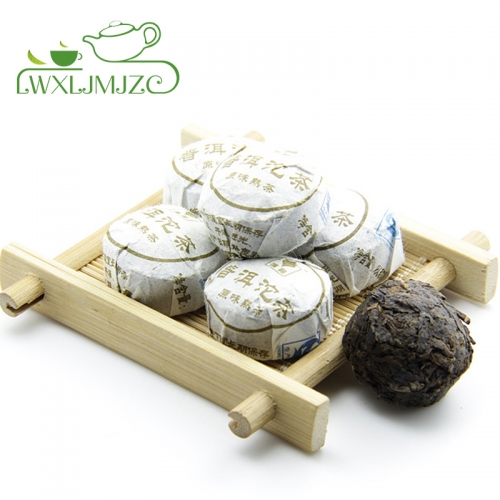 Юньнань Юбан Оригинальный ароматизатор Mini Tuo Ripe Puer Tea Черный чай Pu'erh