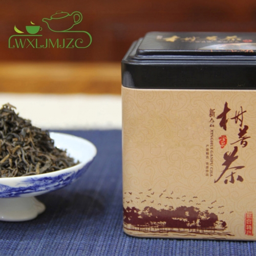 100-граммовый зрелый зрелый чай "Пуэр" с красивой жестяной коробкой
