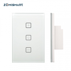 Zemismart Zigbee Dimmer Switch Work with Smartthings for Halogen Lamp Silicon Controlled LED WIFI APP Voice Touch Control