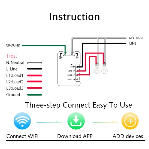 Comprar Interruptor Inteligente Zemismart Triple - Conexión WiFi