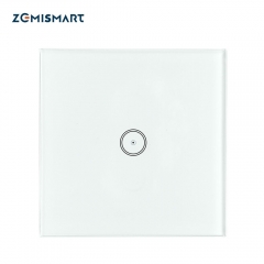 Zigbee UK One Gang Wall Light Switch Compatible with tuya Zigbee Hub No Neutral Wire Required