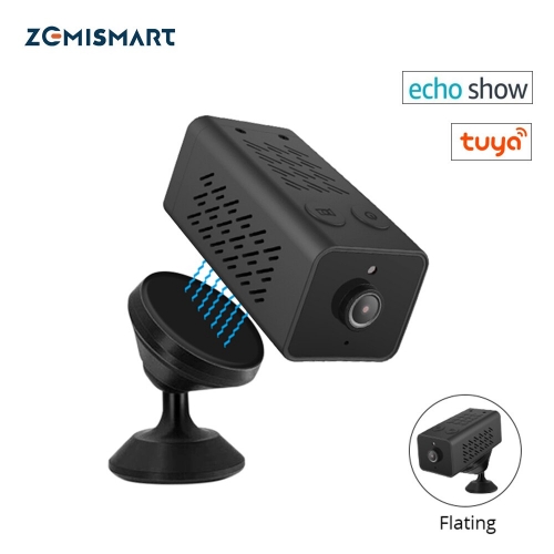 Zemismart wifi IP Mini Camera Home Security Wireless Surveillance Camera Remote Monitor Camera Onvif 1080P HD Echo Show