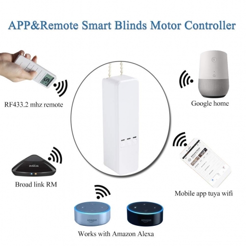 zemismart Wifi elettrico Motore per tende Apri tapparelle automatico Smart  Shade Driver,tenda motorizzata per binario I,binario U,tende asta App  Tuya/telecomando/timer/controllo vocale Alexa (Two Set) : : Casa e  cucina