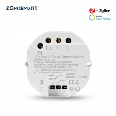 Zigbee 3.0 Light Switch DIY Breaker Module tuya zigbee hub SmartThings Hubitat APP Remote Control Home 1/2 Way