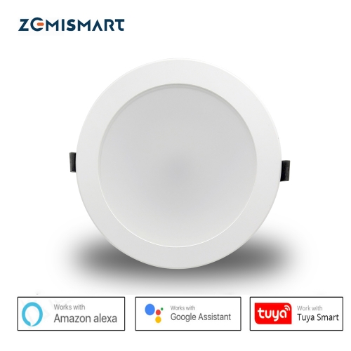 Amazon Alexa Google Home Enable Voice Timer Control 6 inch RGBCW WIFI LED Downlight