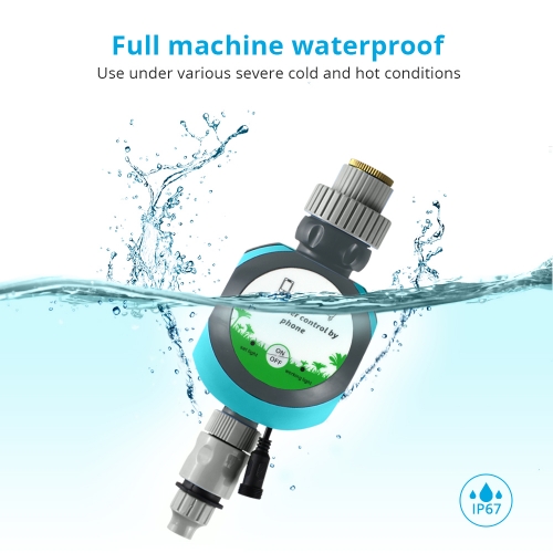 Tuya WIFI Smart Valve Automatic Water Timer Outdoor Farm Garden Intelligent  Sprinkler Timer Work with Alexa and Google Assistant - AliExpress