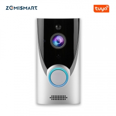 Zemismart Tuya 1080P Smart Video Doorbell WiFi Wireless Video Intercom Door Bell Two-way Audio Remote Recording Home Night Vision Camera