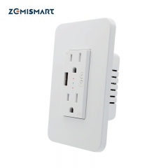 Zemismart ZigBee Smart Plug Power Socket Timing Function Home