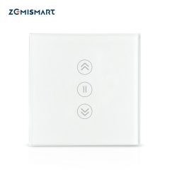 Zemismart Energy Saving EU Zigbee Curtain Switch Electric Smart Blind Switches TUYA Alexa Google Home Voice Control Backlit optional