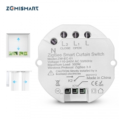 Zemismart Tuya Zigbee Curtain Module Alexa Google Home Control Smart Life APP Control