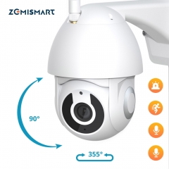 Zemismart Smart 360° Wifi Monitored Camera HD Video Smart Life App Wireless Control IP Camera