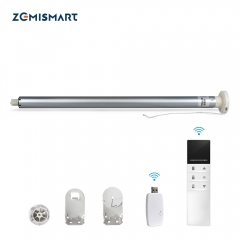 Zemismart Wifi Smart Tubular Motor Roller shade Automatic Curtain System for 38mm Tube Tuya Alexa Google Home