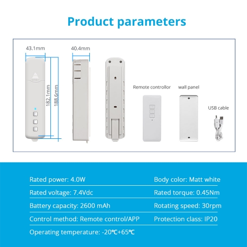 Zemismart Updated Tuya zigbee Roller Shade Driver DIY Roller 