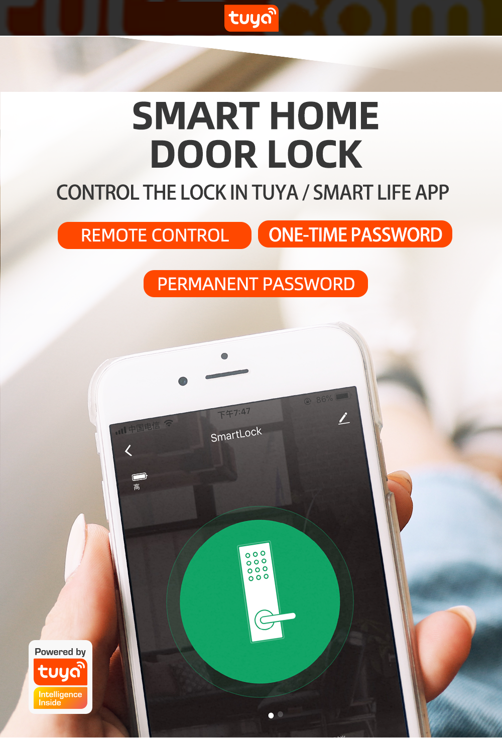 Zemismart Tuya Zigbee Smart Door Lock Core Cylinder Intelligent Security  Lock Encryption with Keys IC Cards Smart Life Control