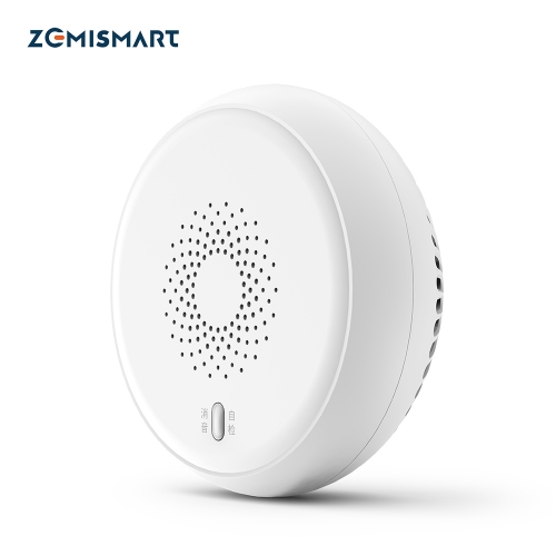 Zemismart Tuya Zigbee Smart Smoke Sensor  Smart Home Device Surveillance Wireless Smoke Detector