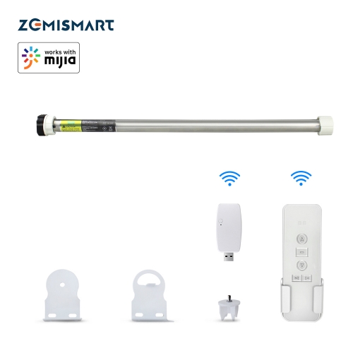 Zemismart Mijia WiFi Roller Shade Motor For 17mm 20mm 25mm 28mm Tube Built-in Battery Alexa