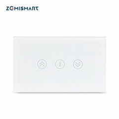 Zemismart New Design US Zigbee Curtain Switch Alexa Google Home Smart Life TUYA Blind Wall Switches