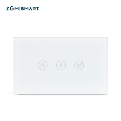 Zemismart New Design US Zigbee Curtain Switch Alexa Google Home Smart Life TUYA Blind Wall Switches