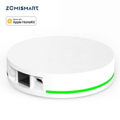 Zemismart Zigbee Hub work with Homekit， ZMHK-01 Smart Home Bridge，Smart Home control curtain, light, switch, sensor