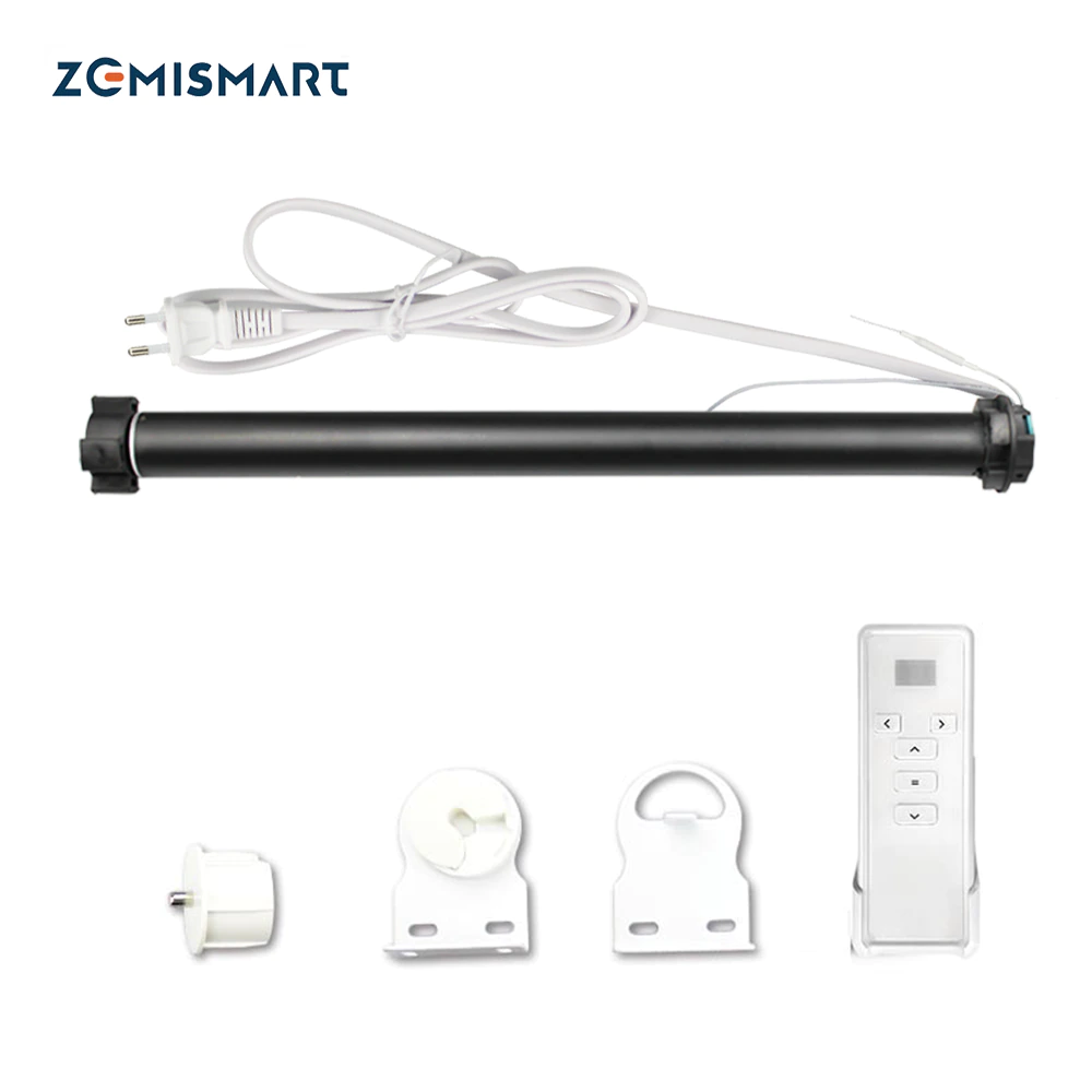 Zemismart WiFi Roller Shade Motor for 37mm Tube smart Life Alexa Google Home Control Support Alexa Google Home Control