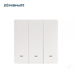 Zemismart Smart Tuya WiFi Light Switch Neutral Optional Wall Push Interruptor Physical Button Switch 110V 240V Alexa Google Home