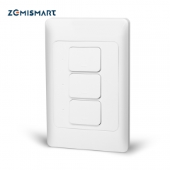 Zemismart zigbee wall light switches Neutral Optional 1 2 3 gangs physics smart switch  alexa tuya google house smartthings 110v to 220v