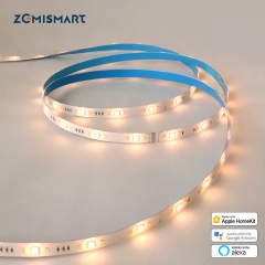 Zemismart Tuya Zigbee Driver with 5M 10M LED Light Strip RGBW Flexible TV Backlight Home Decor Work with HomeKit via ZMHK-01 Hub