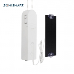 Zemismart Tuya Smart Roller Shade Driver with Solar Panel Chain Beads Blinds Motor Alexa Google Home Voice Control via BLE Hub