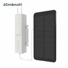 Zemismart New Update Tuya Zigbee Smart Roller Shade Driver Solar Panel Blinds Motor Power By Battery Alexa Google Home Yandex