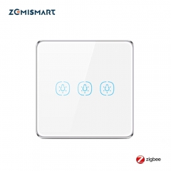 Zemismart Zigbee Wireless Switch Smart Remote Switch work with Tuya zigbee hub Zigbee Sticker Switch