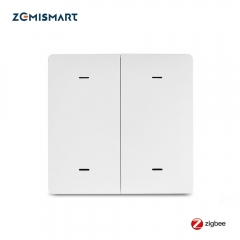 Zemismart  Tuya Zigbee Wireless Switch Light Switch Battery Power Remote Control Timer Smart Life App