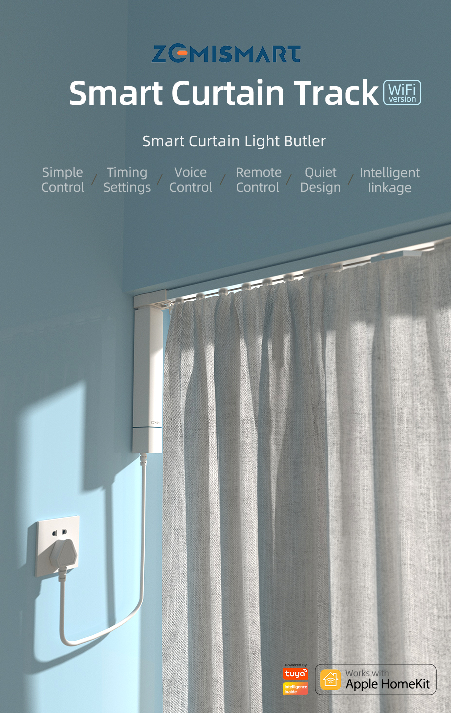 CurBot® | Electric Curtain Opener for Single Curtain
