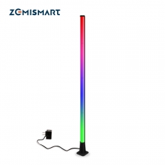 Zemismart TUYA WiFi Dreamcolor LED RGB Corner Floor Lamp Dimmable Bedside Night Light Alexa Google Home DIY Smart Standing Light