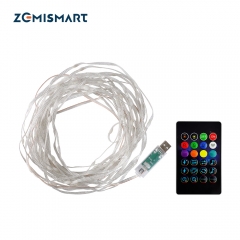 Zemismart Tuya Zigbee Driver with 5M 10M LED Light Strip RGBW Flexible TV  Backlight Home Decor Work with Homekit via ZMHK-01 Hub