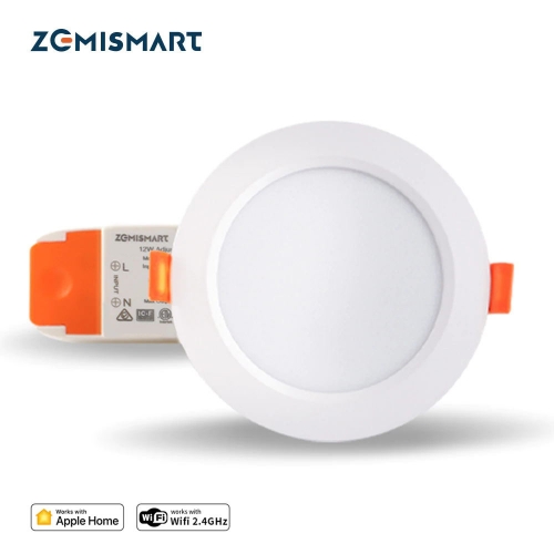 Zemismart WiFi Homekit Smart LED Downlight 2.5 3.5 4 Inch Round Ceiling Lamp RGBCW Dimmable Spotlighting Siri Alexa Google Home