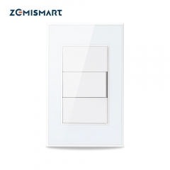 Zemismart Tuya Zigbee Push Button Switch Neutral Required HomeKit Siri Alexa Google Home Control Zemismart Zigbee Smart Switches