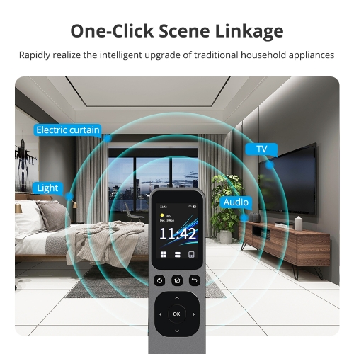 Zemismart Tuya WiFi Zigbee BLE IR Central Remote Control with HD Touch  Screen Wireless Charging Base Control Tuya Smart Devices