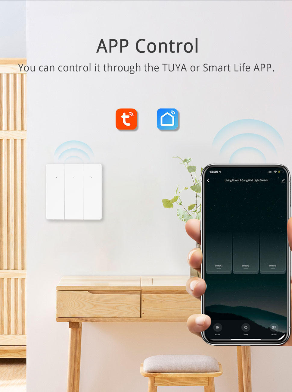 Zemismart Tuya Zigbee 4 Gangs Smart Wall Light Switch Neutral Required Push  Button Interrupter Alexa Google Home Voice Control Pre-sale