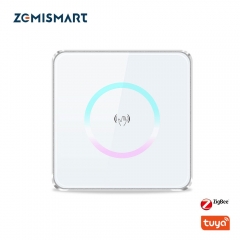 Zemismart Tuya Zigbee Smart Wave Switch Microwave Induction Interruptor With Neutral Support Alexa Google Home Voice Control
