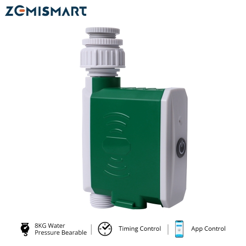 Zemismart Tuya Smart Garden Watering System BLE Electrical Timer Irrigation System APP Remote Control Alexa Garden Auto Controller Valve