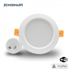 Zemismart WiFi Matter LED Recessed Light with AU Plug 2.5 / 3.5 / 4 Inch Downlight  RGBW Dimmable Alexa HomeKit Google Home SmartThings Control