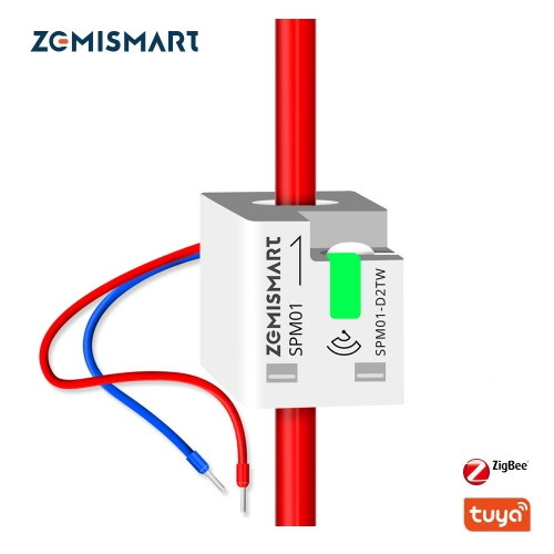 Zemismart Tuya Zigbee Real-time Smart Energy Monitor Electric Energy Meter Smart Life App Home Assisstant 110V 240V