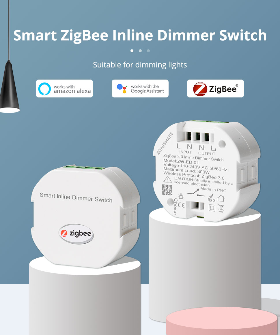 Tuya Smart Life Zigbee Wireless Scene Switch Knob Button Led Light Dimmer  Remote Controller Work With Alexa Google Assistant - Temu
