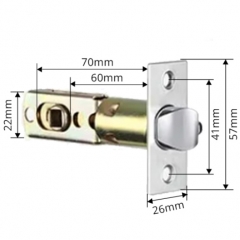 Single Latch 60/70mm