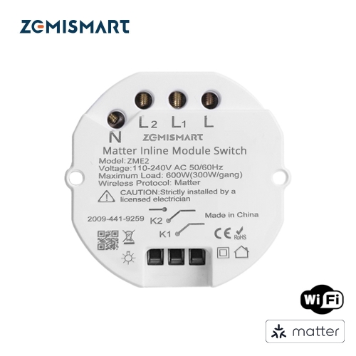 Pre-sale Zemismart Matter over WiFi Smart Light Switch DIY Breaker