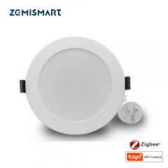 Zemismart AU plug 3.5 Inch Tuya Zigbee 3.0 RGBCW Led Downlight Colorful Ceiling Light Alexa Google Home Enable SmartThings Control