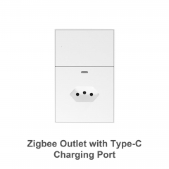 Zigbee Outlet with Type-C Charging Port