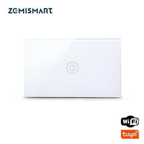 Zemismart US Tuya WiFi Light Switch No Neutral Wire Required One Two Three Gang  Alexa Google Home Assistant Smart Life Control