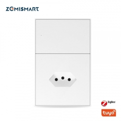 Zemismart Tuya Zigbee Brazil Outlet ,Brazil Switch, App control in Smart Life APP, Alexa Control, Pre-sale
