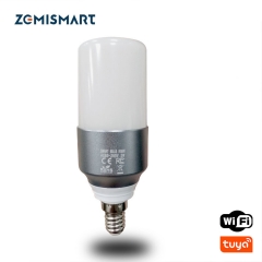 Zemismart Tuya WiFi E14 Bulb RGBW LED Candle Light Work with Alexa Echo Google Home Assistance Voice Timer Control Lamp